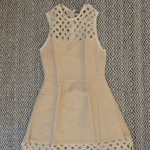 Sandro Cream & White Dress